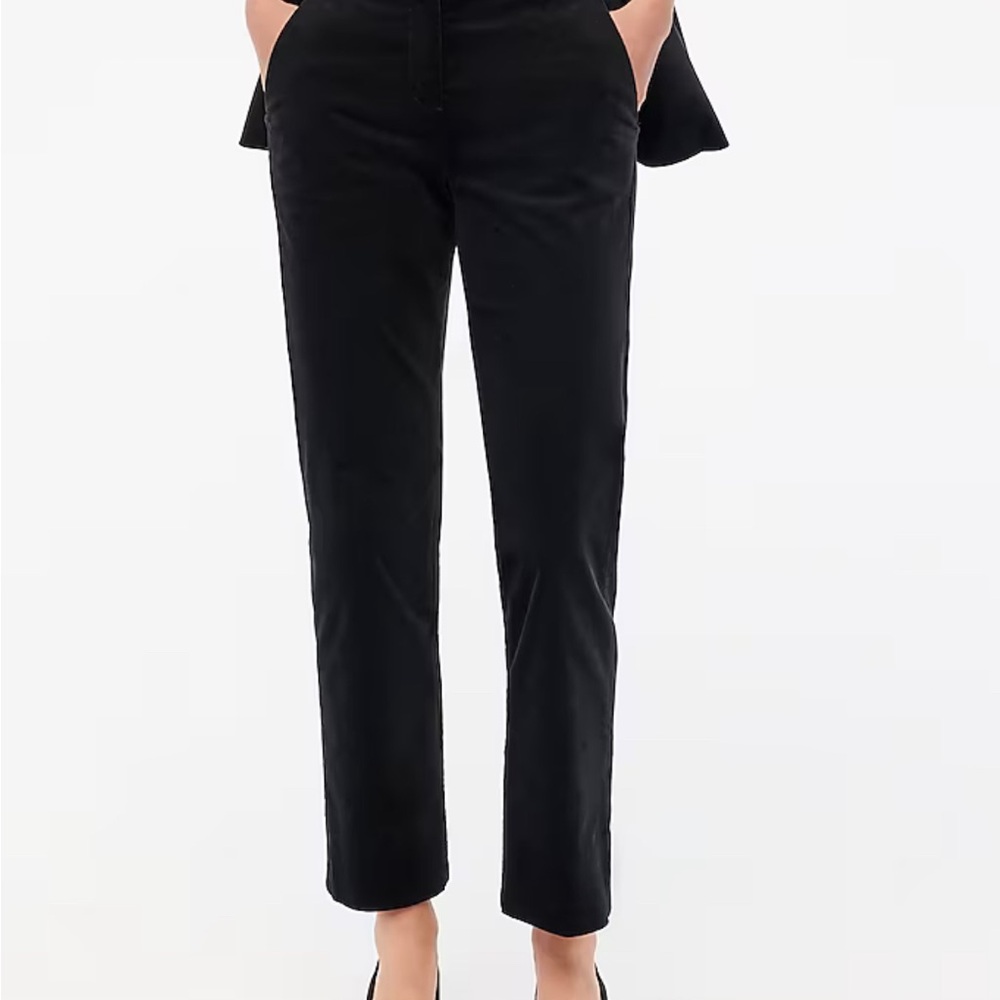 Jcrew velvet Kallie pant